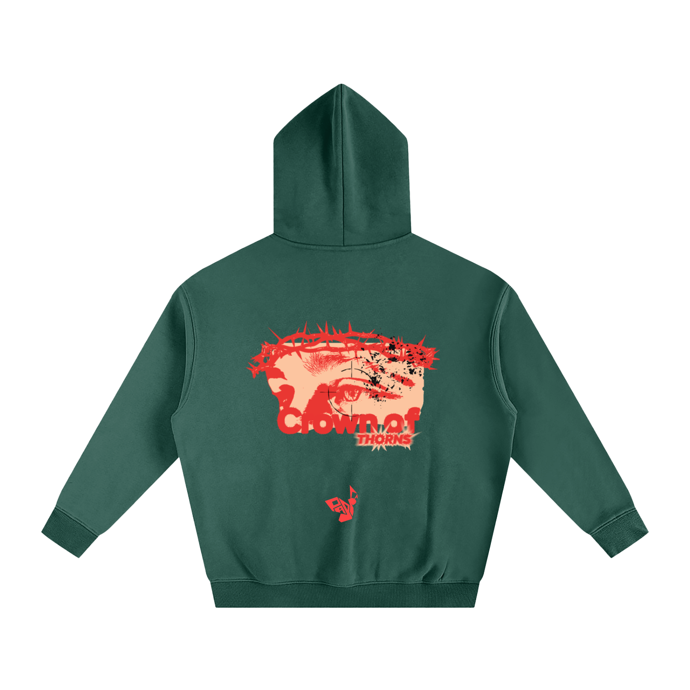 Crown of Thorns Collection: Oversized Fleeced Hoodie