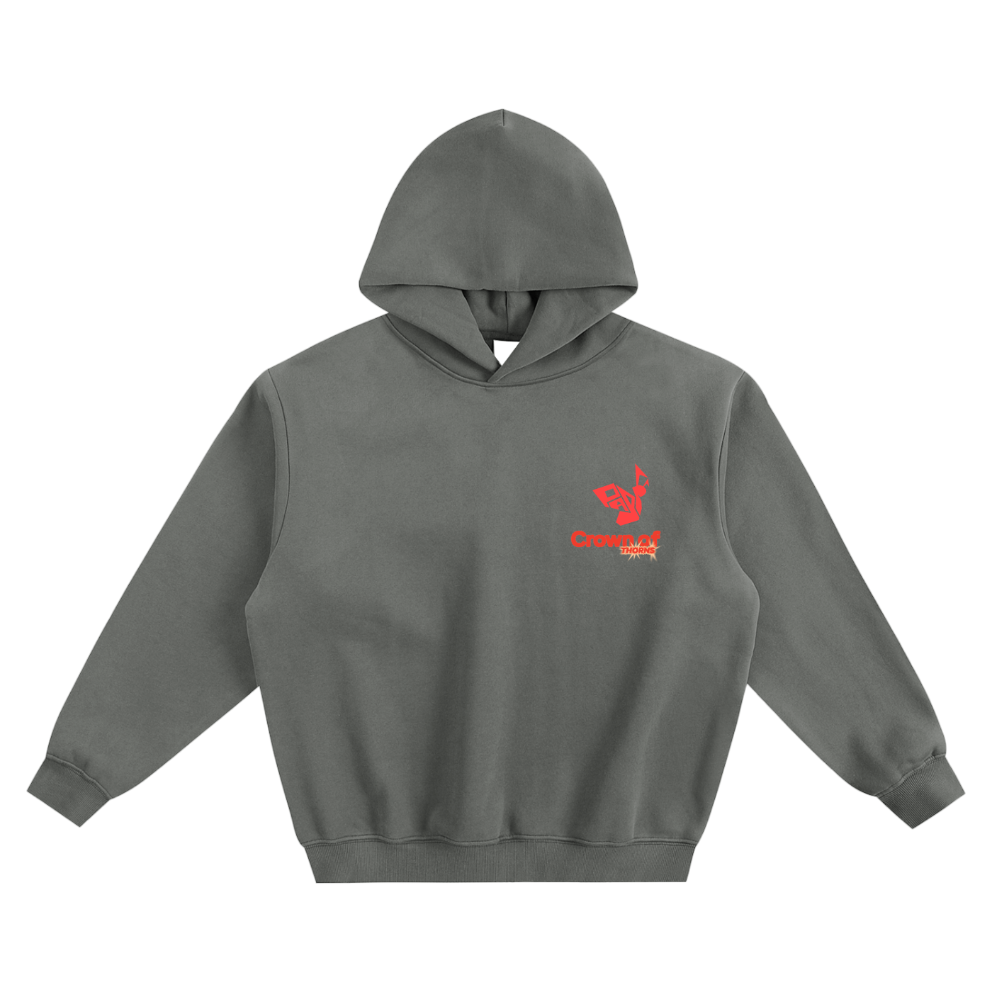 Crown of Thorns Collection:
Fleeced Boxy Hoodie