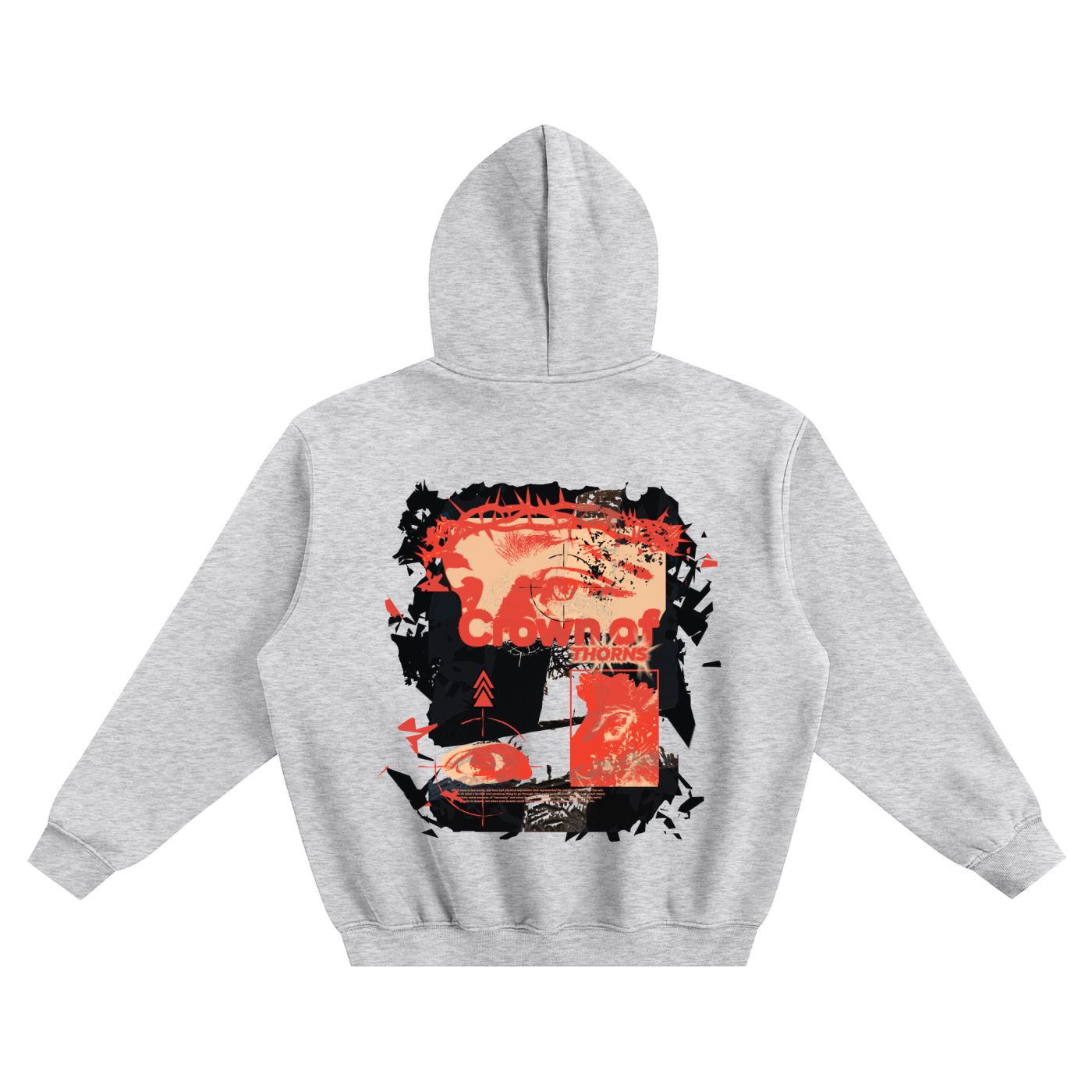 Crown of Thorns Collection:
Fleeced Boxy Hoodie