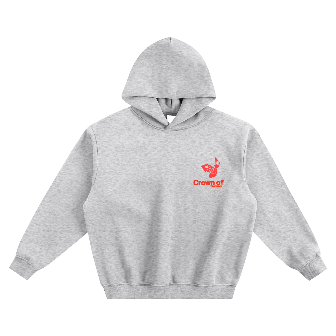 Crown of Thorns Collection:
Fleeced Boxy Hoodie