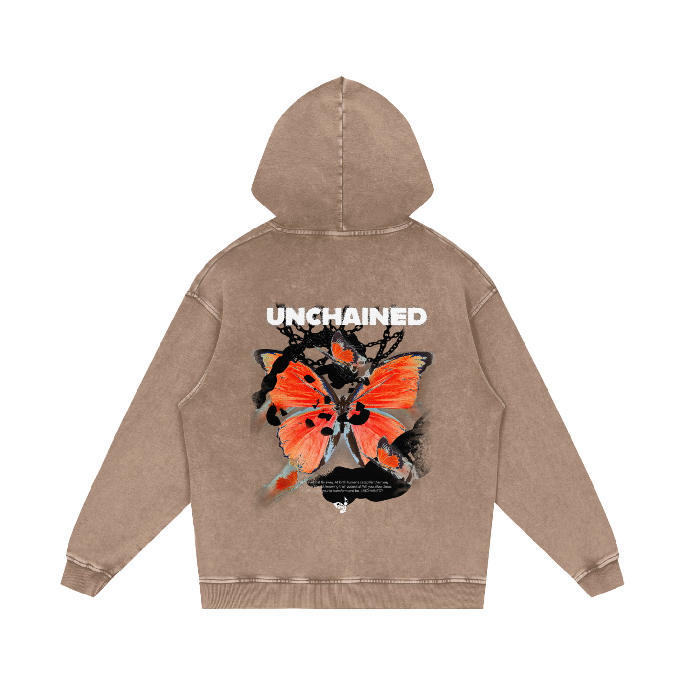 Unchained Collection: Acid Wash Oversized Hoodie
