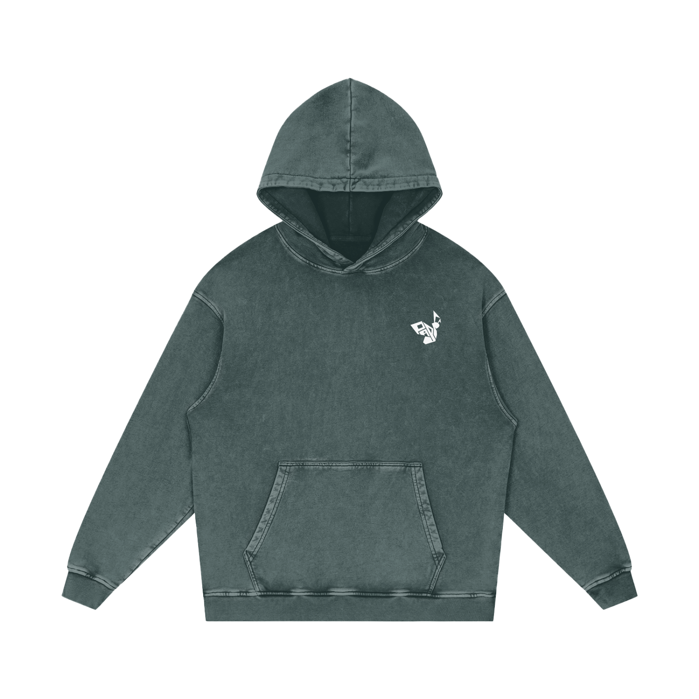 Unchained Collection: Acid Wash Oversized Hoodie