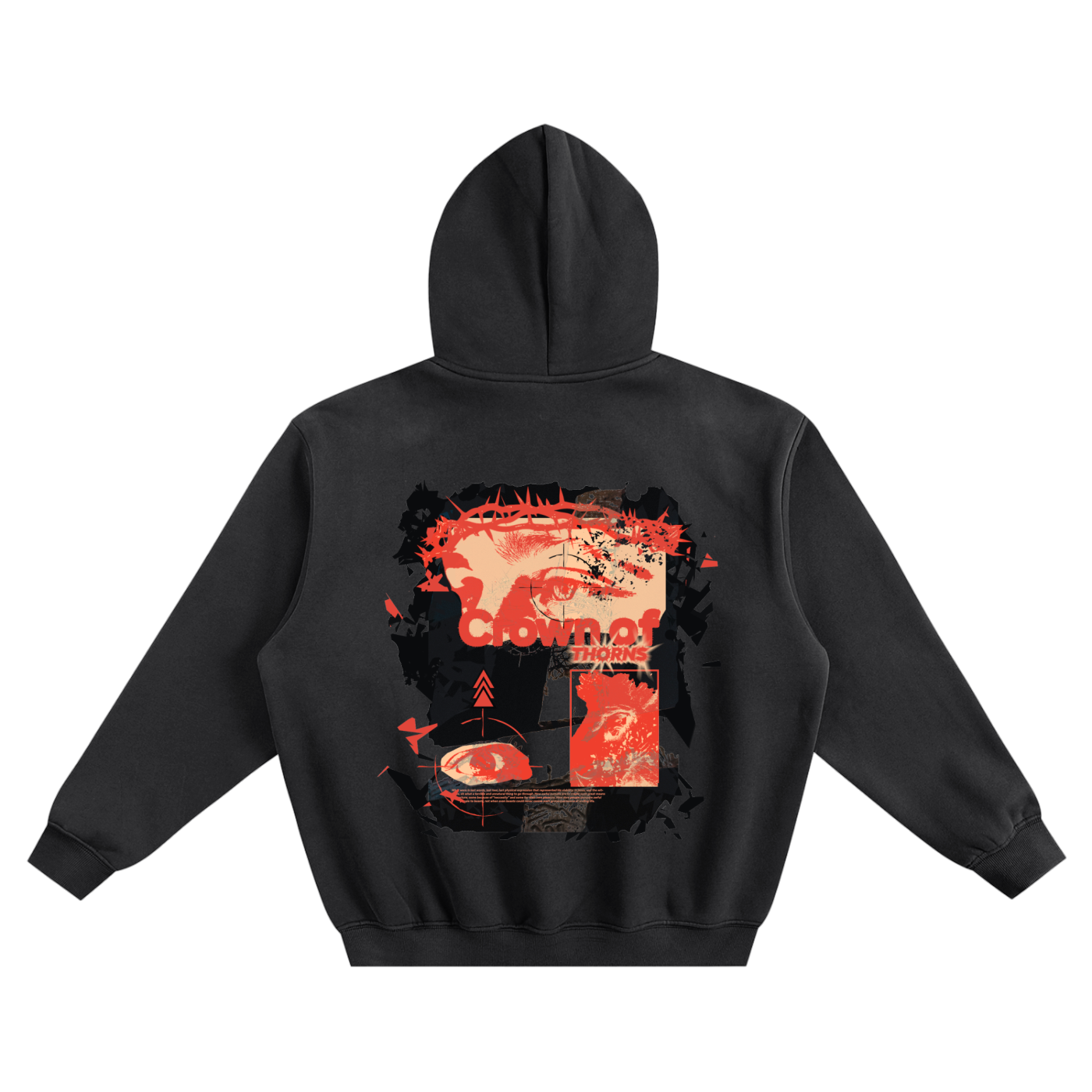 Crown of Thorns Collection:
Fleeced Boxy Hoodie