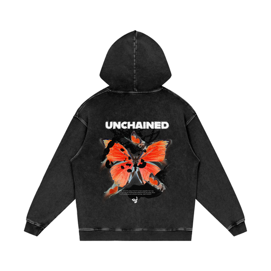 Unchained Collection: Acid Wash Oversized Hoodie