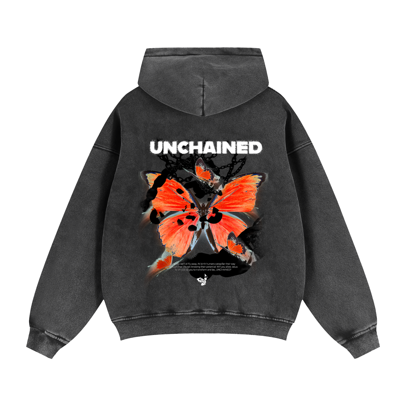 Unchained Collection: Zip-Through Boxy Hoodie