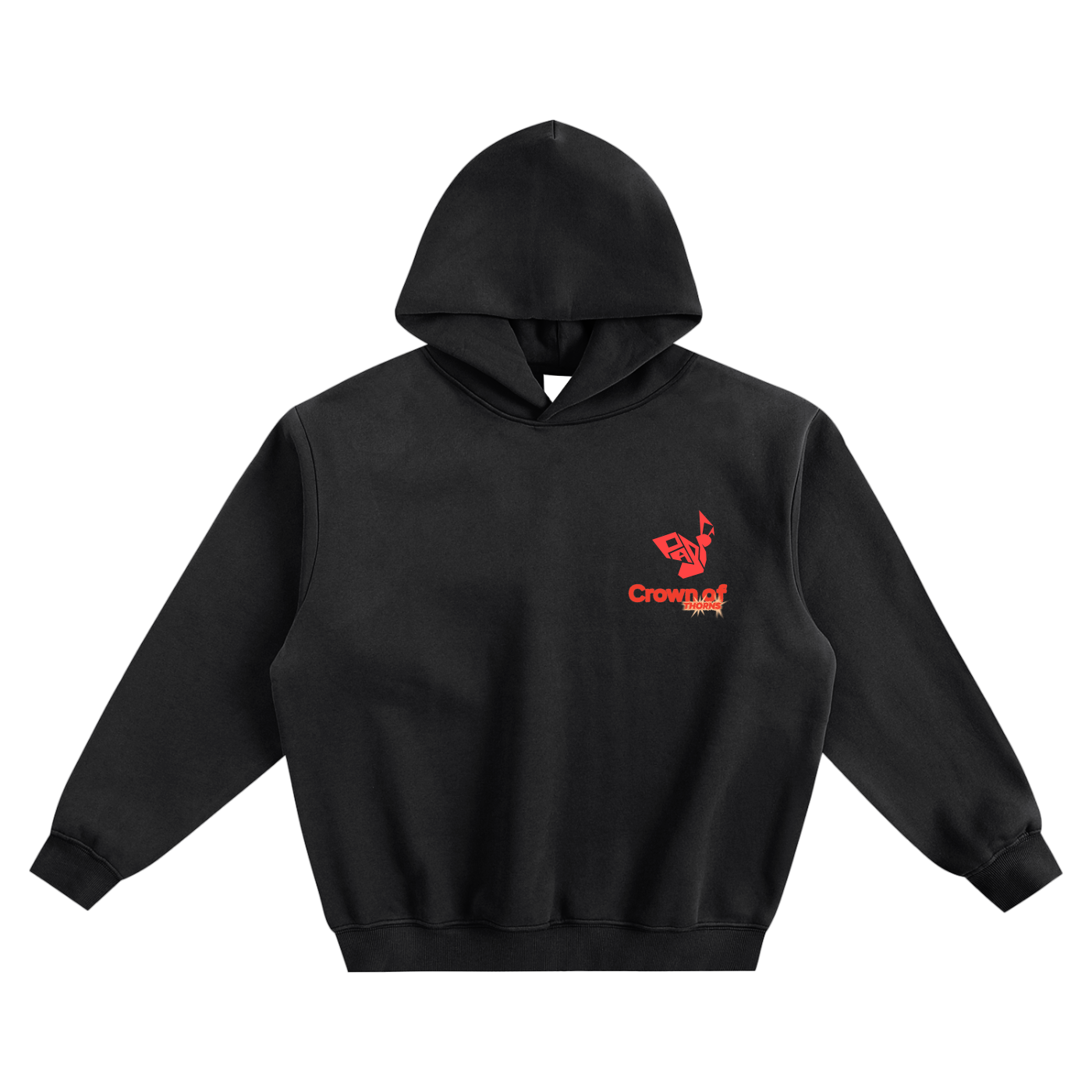 Crown of Thorns Collection:
Fleeced Boxy Hoodie